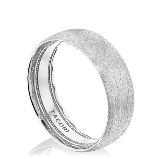 Classic | Classic Rounded in Brushed Finish Wedding Band 138-7WB