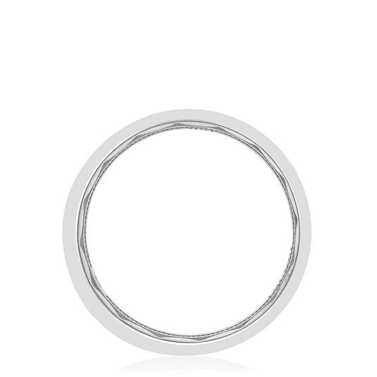 Diamond | Bezel Set Diamond in High Polish Finish Wedding Band 148-6D