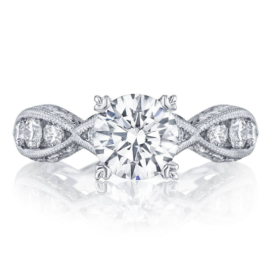 Classic Crescent | Round Solitaire Engagement Ring 2644RD7512