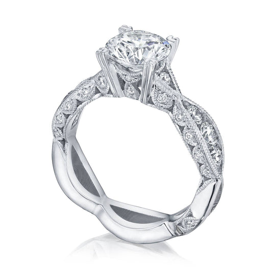 Classic Crescent | Round Solitaire Engagement Ring 2644RD7512
