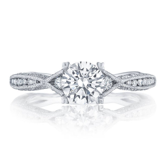 Classic Crescent | Round Solitaire Engagement Ring 2645RD612