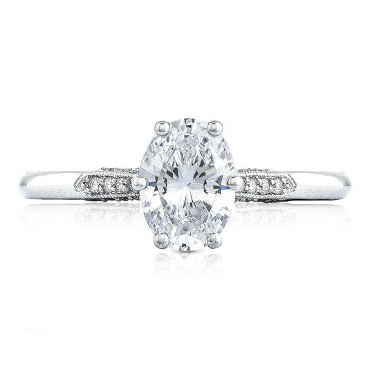 Simply TACORI | Oval Solitaire Engagement Ring 2651OV7X5