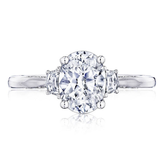 Simply TACORI | Oval 3-Stone Engagement Ring 2658OV75X55