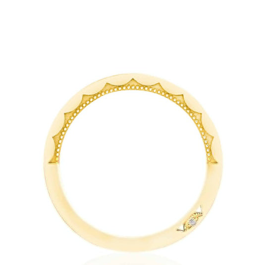 Sculpted Crescent | Crescent Crown Ring with Diamond 2675B12Y