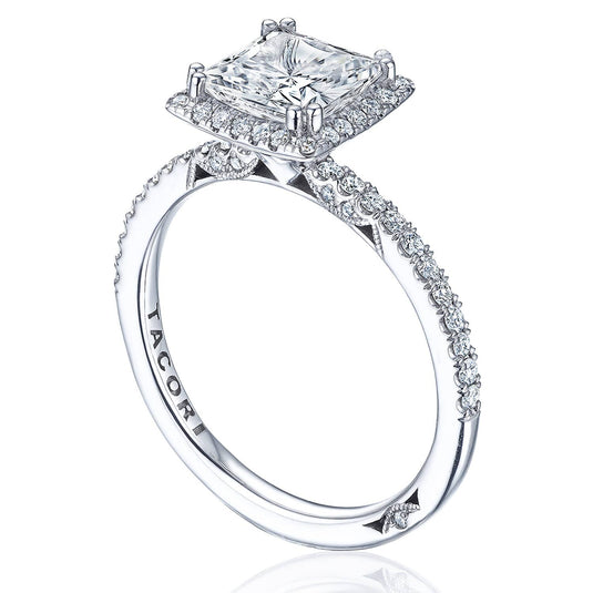 Simply TACORI | Princess Bloom Engagement Ring 267615PR65