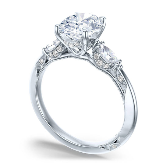 Simply TACORI | Oval 3-Stone Engagement Ring 2685ov85x65