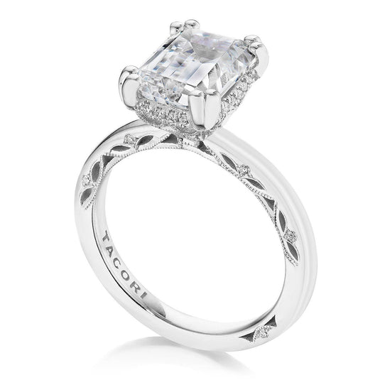 Dantela | Emerald Solitaire Engagement Ring 268922EC10X75