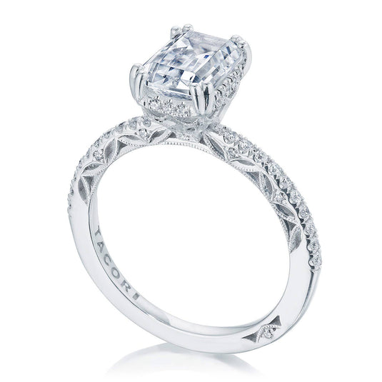 Dantela | Emerald Solitaire Engagement Ring 269017EC85X6