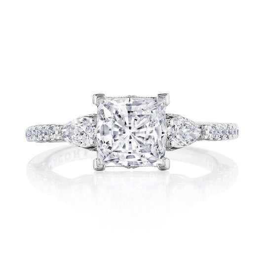 Dantela | Princess 3-Stone Engagement Ring 269417PR65