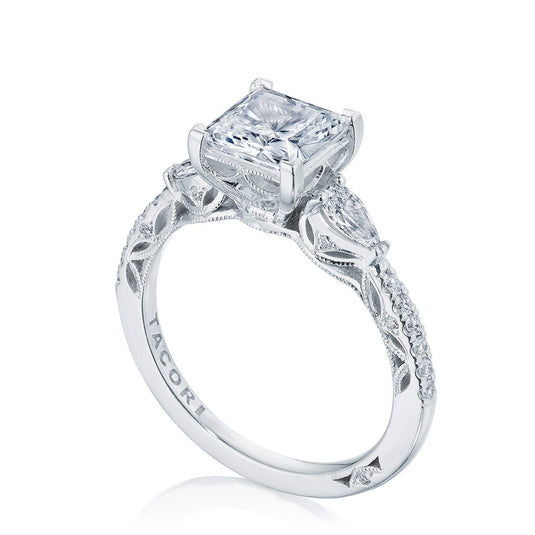 Dantela | Princess 3-Stone Engagement Ring 269417PR65