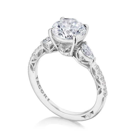 Dantela | Round 3-Stone Engagement Ring 269417RD8