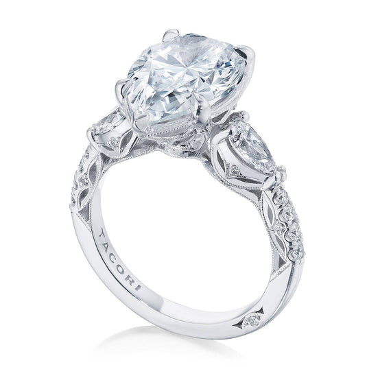 Dantela | Pear 3-Stone Engagement Ring 269522PS14X9