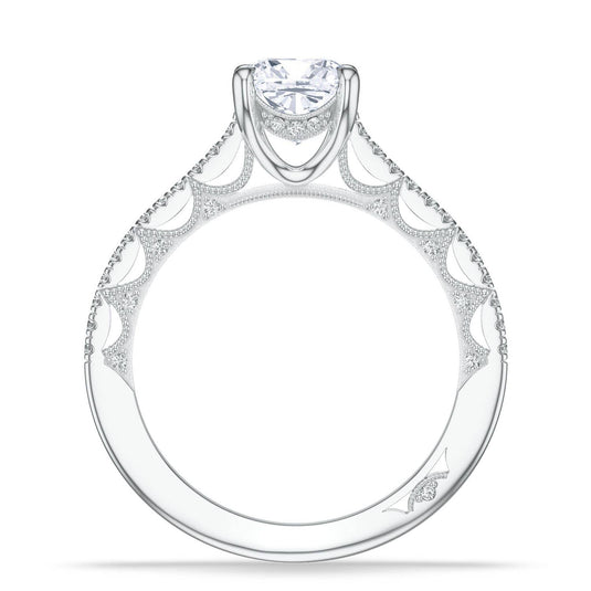 Lunetta Crescent | Cushion Solitaire Engagement Ring 272117CU65