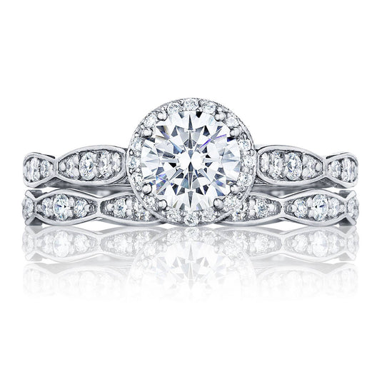Dantela | Round Bloom Engagement Ring 39-2RD6