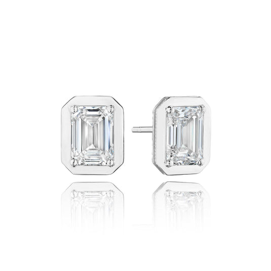 TACORI Allure | Emerald Diamond Stud Earring - 4.1ct FE823EC85X6LD