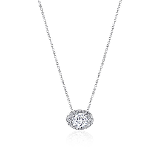 TACORI Bloom | 17" Horizontal Oval Bloom Diamond Necklace FP811HRDOV55