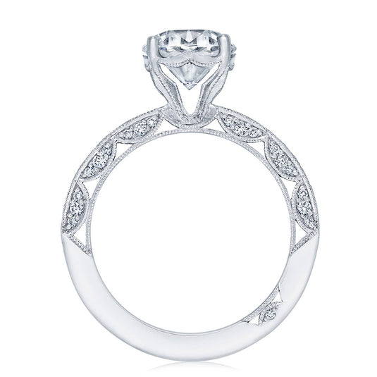 Classic Crescent | Round Solitaire Engagement Ring HT2553RD8