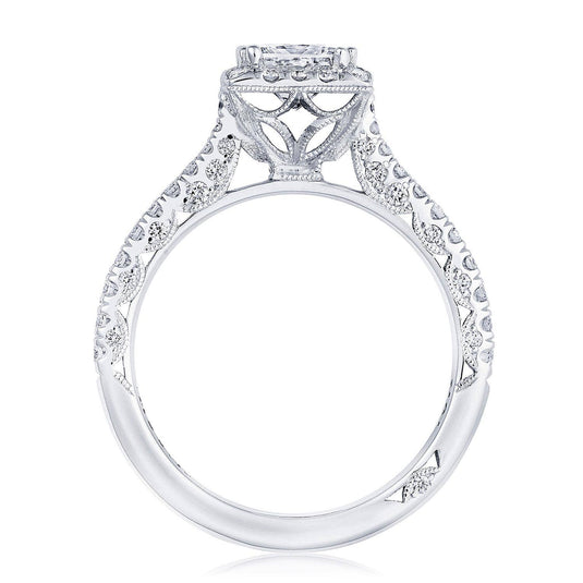 Petite Crescent | Princess Bloom Engagement Ring HT2571PR55