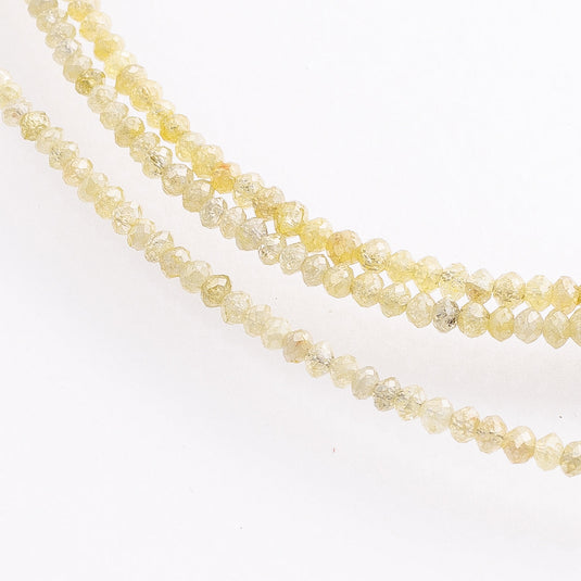 Champagne Diamond Necklace with Natural Diamonds