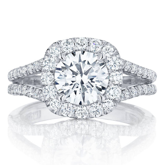 Round Bloom Engagement Ring
