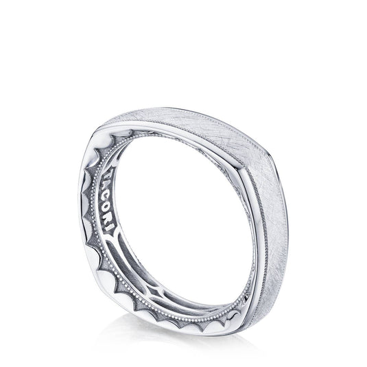 Geometric | Brush Finish Wedding Band 136-6B