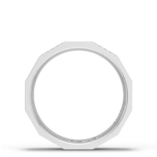 TACORI Couple | Diamond Faceted - Partial Coverage Wedding Band in High Polish - 6mm 1516DLG