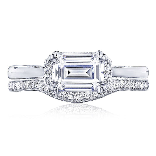 Simply TACORI | Emerald Solitaire Engagement Ring 2654EC75X55