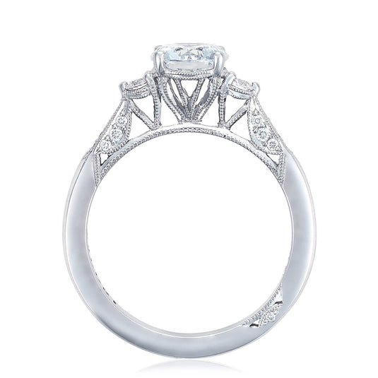 Simply TACORI | Round 3-Stone Engagement Ring 2657RD65