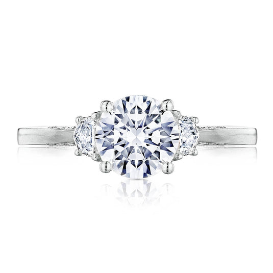 Simply TACORI | Round 3-Stone Engagement Ring 2658RD7