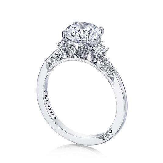 Simply TACORI | Round 3-Stone Engagement Ring 2659RD65