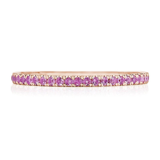 Sculpted Crescent | String of Pink Sapphires Ring 266715BETPKSPK