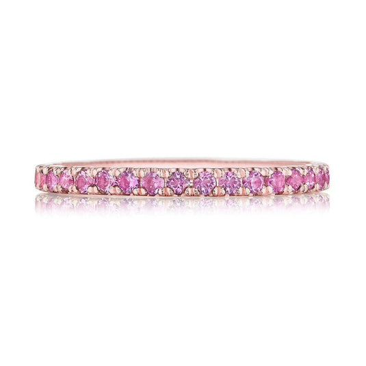 Sculpted Crescent | String of Pink Sapphires Ring 2667BETPKSPK