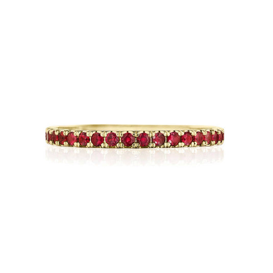 Sculpted Crescent | String of Rubies Ring 2667ETRY
