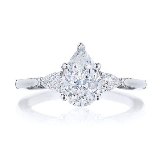 Simply TACORI | Pear 3-Stone Engagement Ring 2668PS9X6