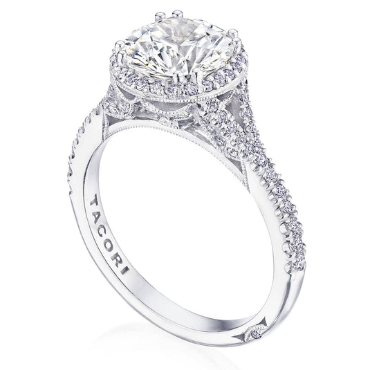 Dantela | Round Bloom Engagement Ring 2672RD8