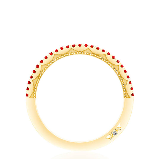 Sculpted Crescent | Crescent Crown Ring with Ruby 2674B12RBY