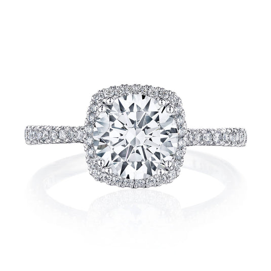 Simply TACORI | Round with Cushion Bloom Engagement Ring 2677CU75