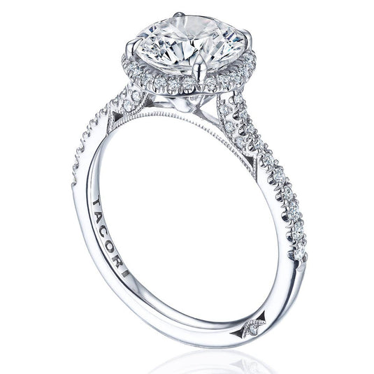 Simply TACORI | Round Bloom Engagement Ring 2677RD8