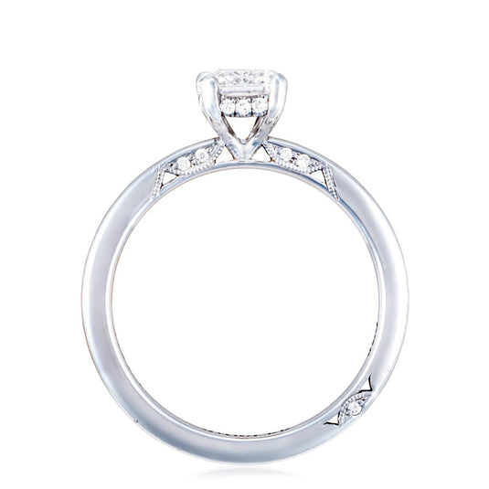 Simply TACORI | Emerald Solitaire Engagement Ring 268815EC7X5