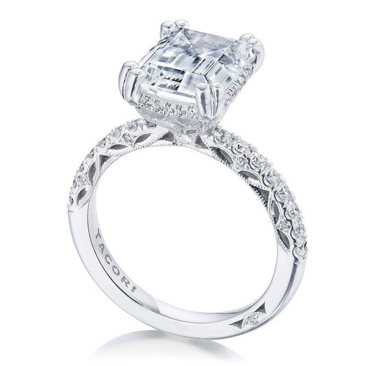 Dantela | Emerald Solitaire Engagement Ring 269022EC11X8