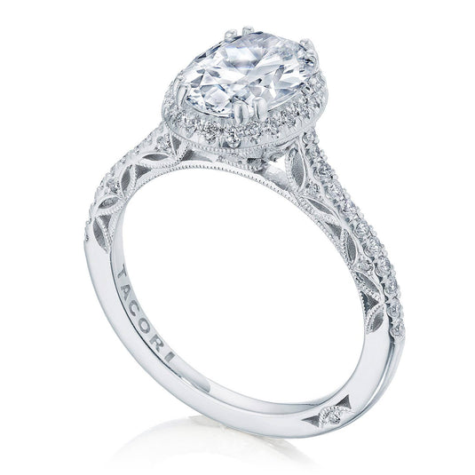 Dantela | Oval Bloom Engagement Ring 269117OV95X7