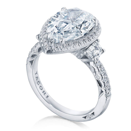Dantela | Pear 3-Stone Engagement Ring 269322PS14X9