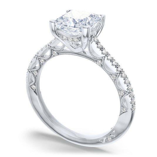 Lunetta Crescent | Princess Solitaire Engagement Ring 272117PR65
