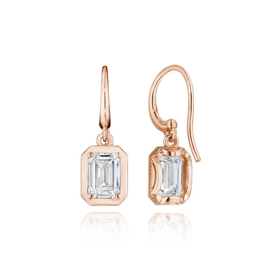 TACORI Allure | Diamond French Wire Earring - 1.5ct FE824EC65X45LDPK