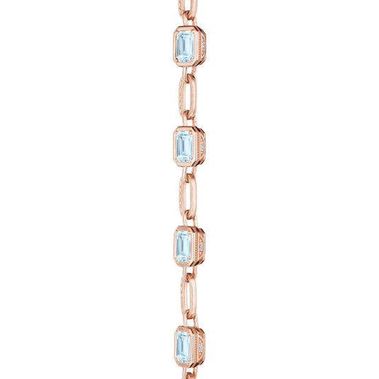 TACORI Allure | Sky Blue Topaz Link Necklace FN825EC55x4BT16PK