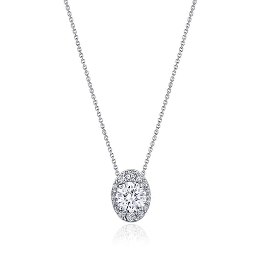 TACORI Bloom | 17" Vertical Oval Bloom Diamond Necklace FP811VRDOV65