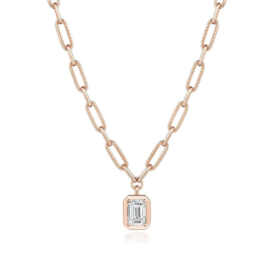 TACORI Allure | Petite Diamond Link Necklace - 1.54ct FP813VEC8X6LDPK