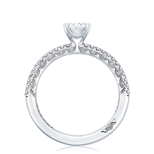 Petite Crescent | Oval Solitaire Engagement Ring HT254515OV75X55