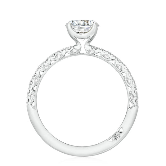 Petite Crescent | Round Solitaire Engagement Ring HT2545RD65