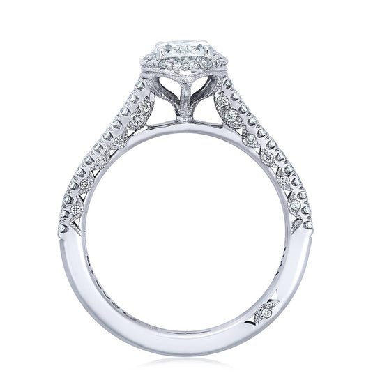Petite Crescent | Oval Bloom Engagement Ring HT254715OV75X55
